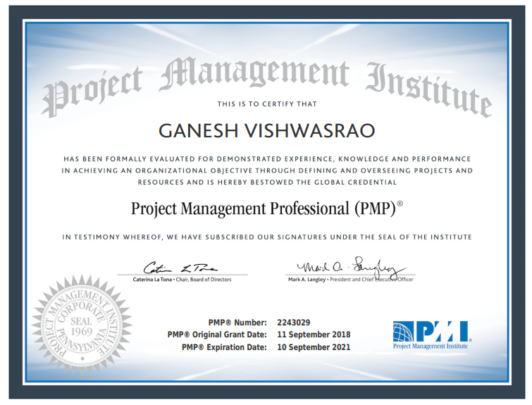 My PMP Certification experience summary and lessons learned